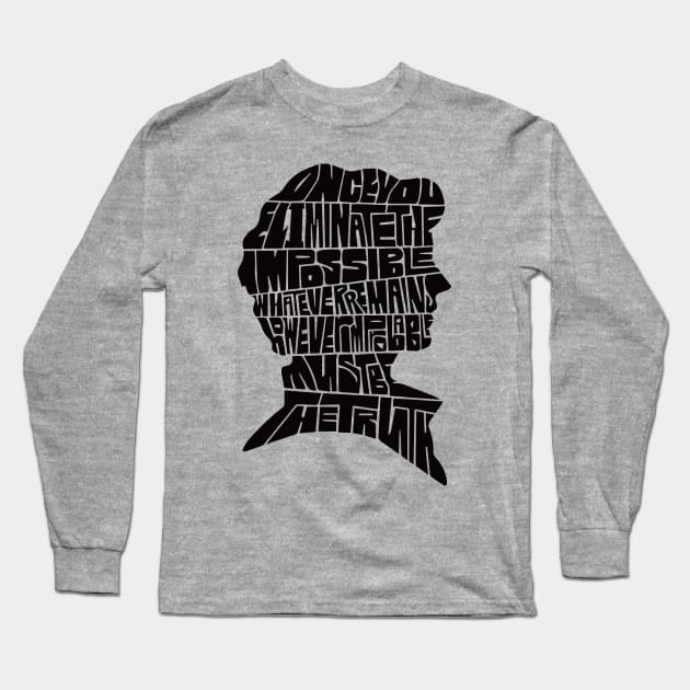 The Art of Deduction Long Sleeve T-Shirt by peeeej